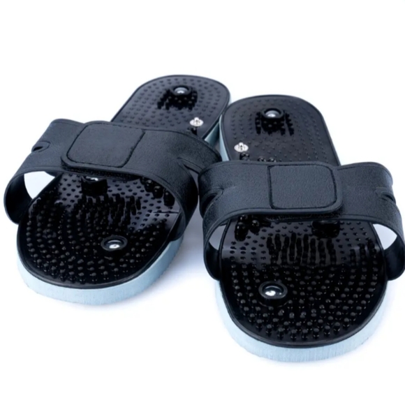 Tens Unit Muscle Stimulator Massager Adjustable Snap on Foot Pain Reliever - Picture 3 of 9